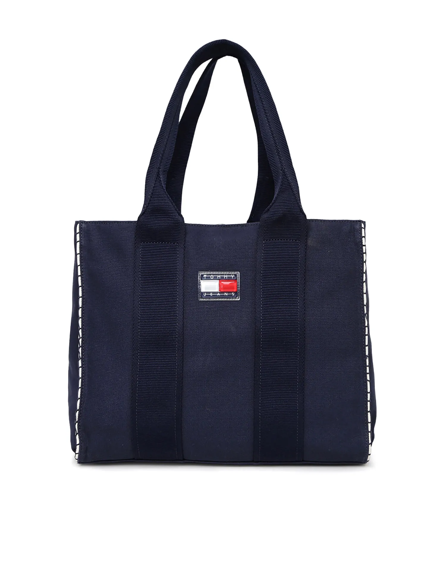 Tommy Hilfiger Logo Badge Summer Tote Bag