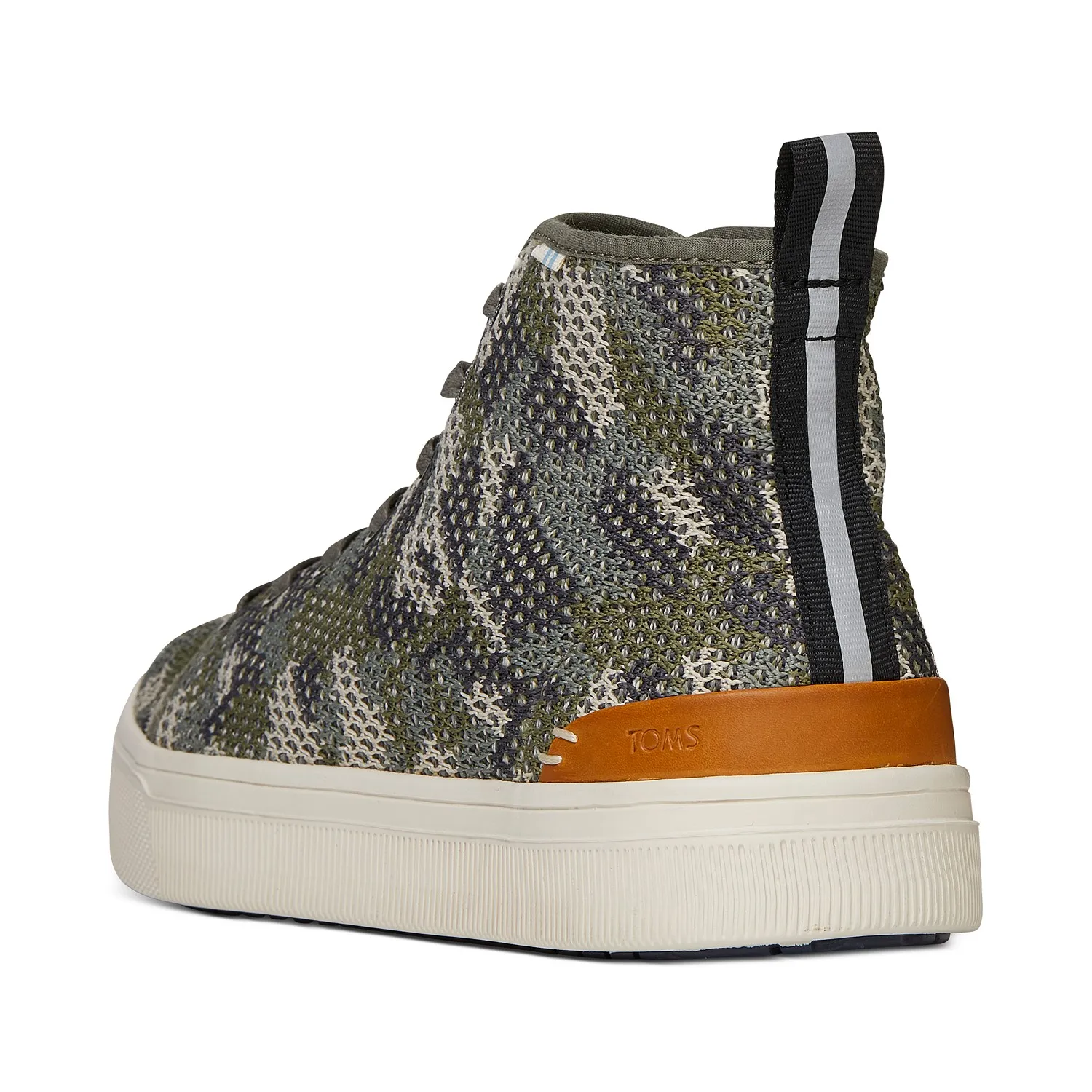 TOMS Men’s Green Camouflage Travel Lite High Top Sneakers