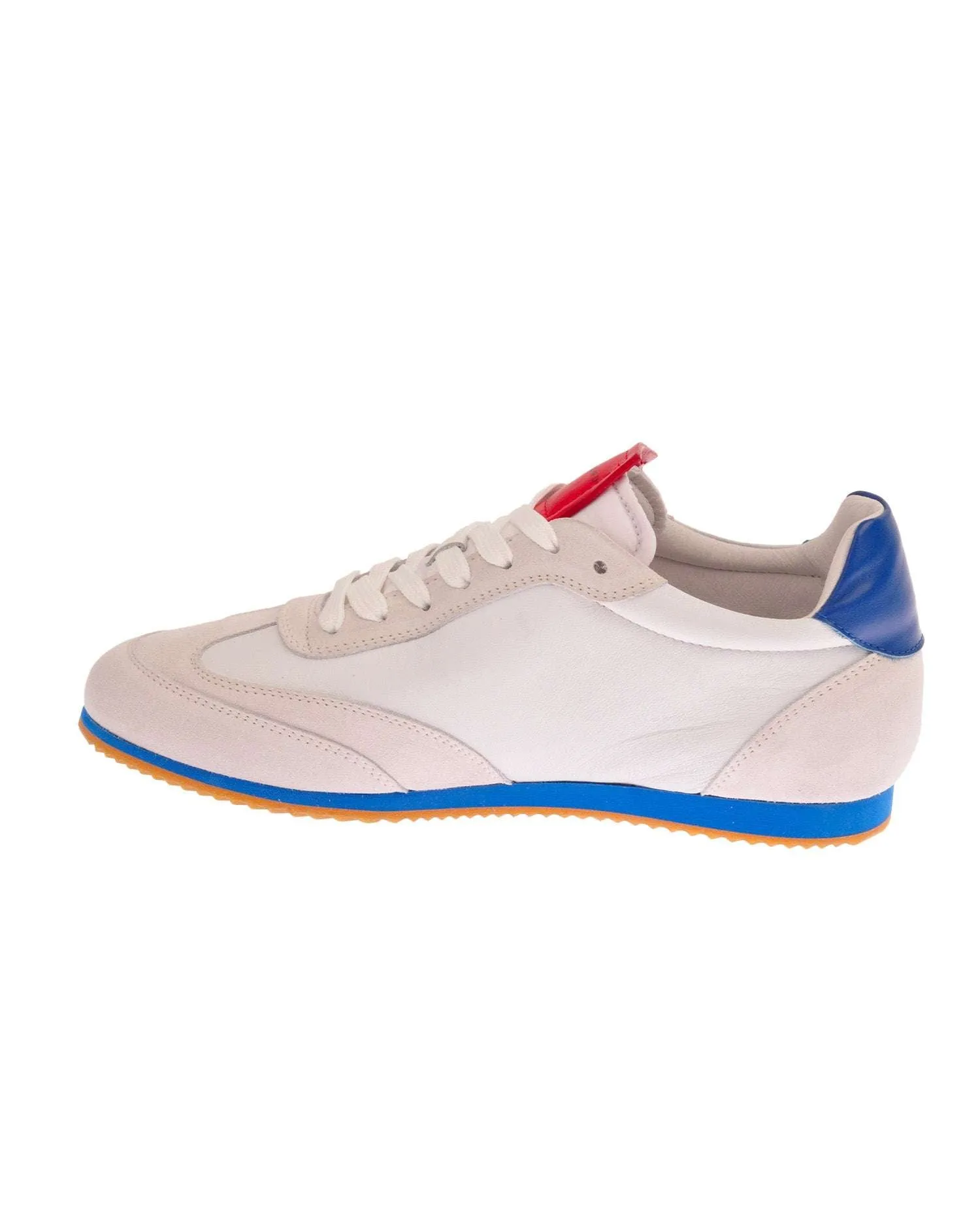 Tricolor sneakers with lateral JR logo