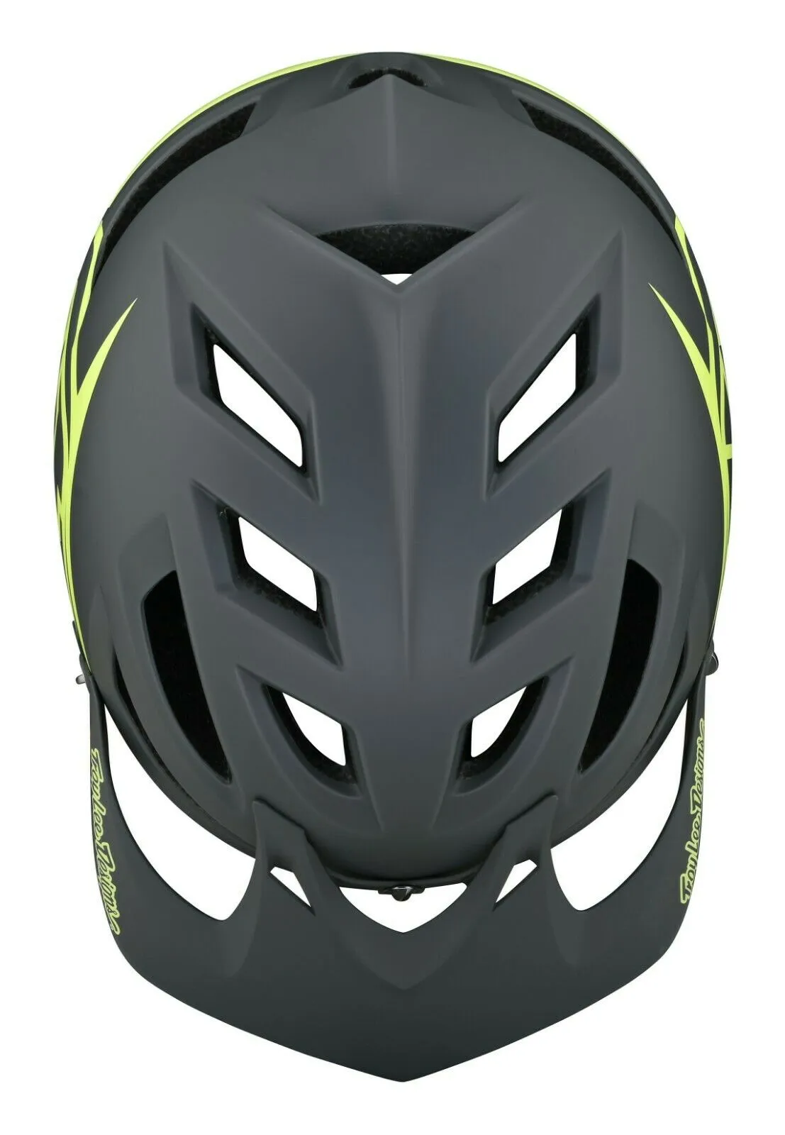 Troy Lee Designs A1 MIPS MTB Helmet - Classic - Gray-Yellow - 2022