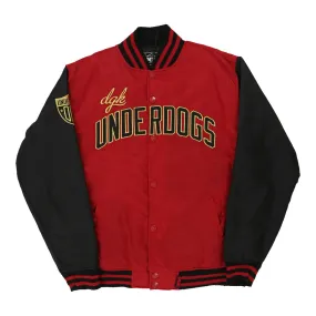 Underdogs Dgk Baseball Jacket - Large Red Nylon
