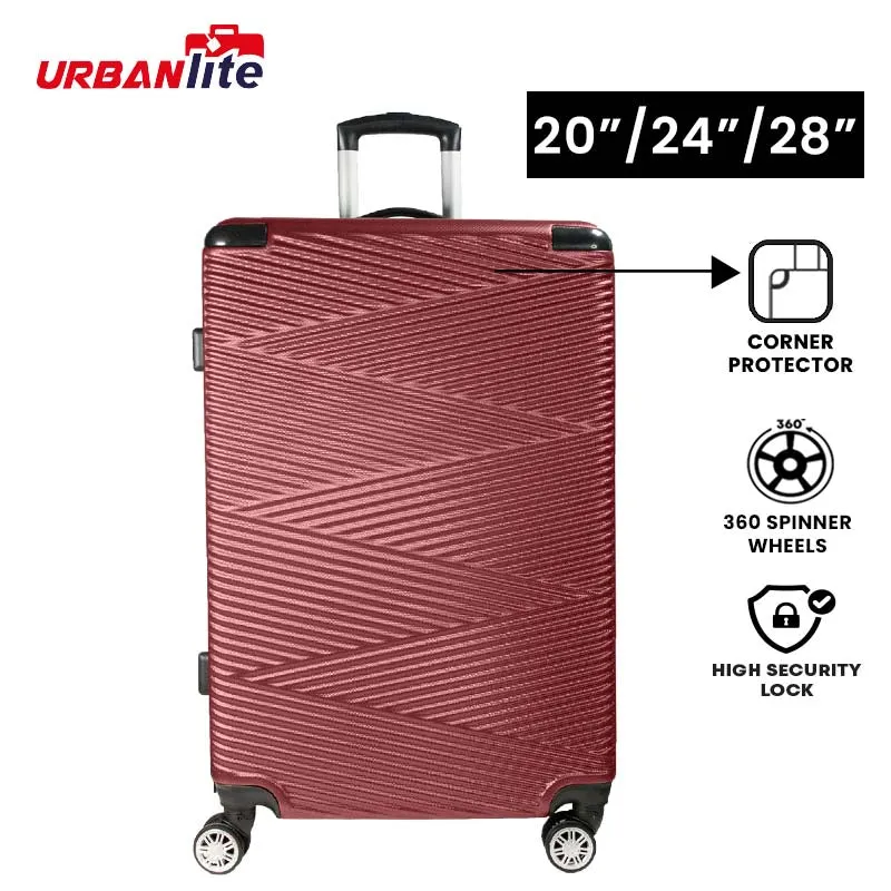 URBANlite Echo 2.0 20/24/28 | 8-Wheel Spinner | Corner Guard | Hard Case Luggage