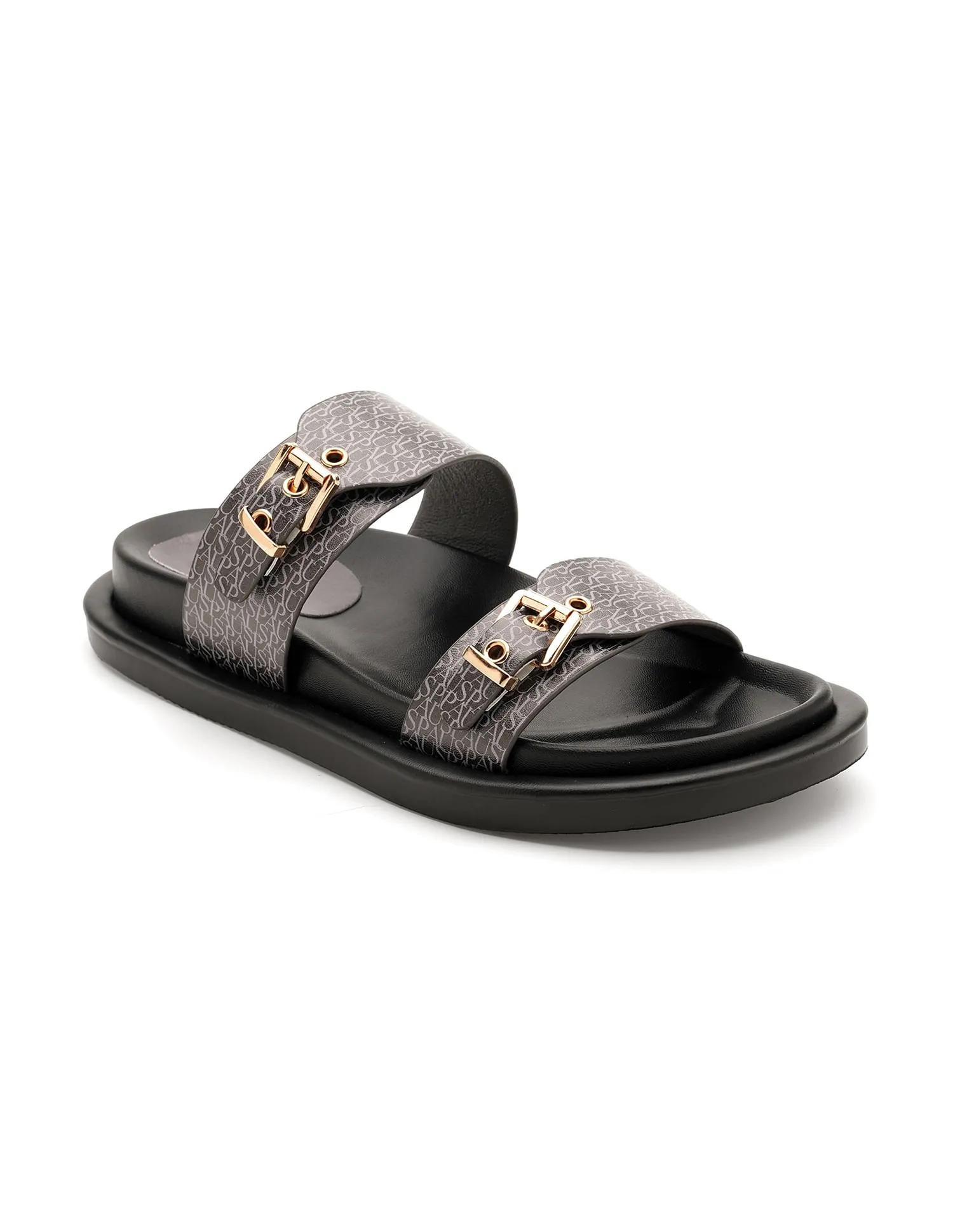 U.S. Polo Assn. Open Toe Buckle Detail Maria Sandals