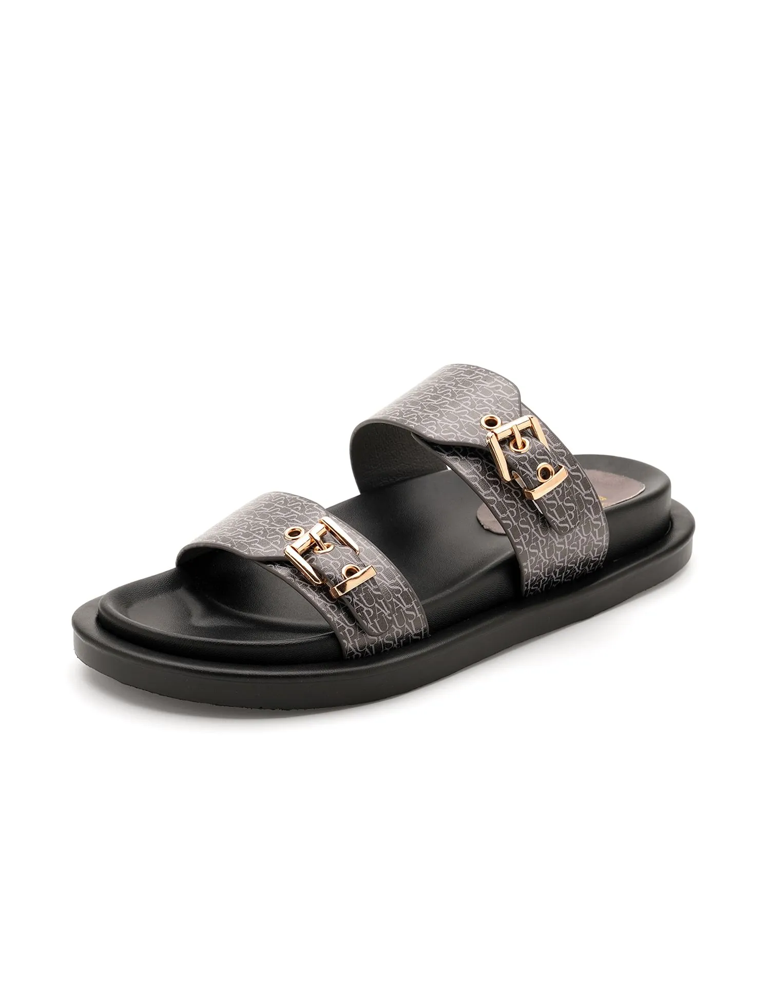 U.S. Polo Assn. Open Toe Buckle Detail Maria Sandals