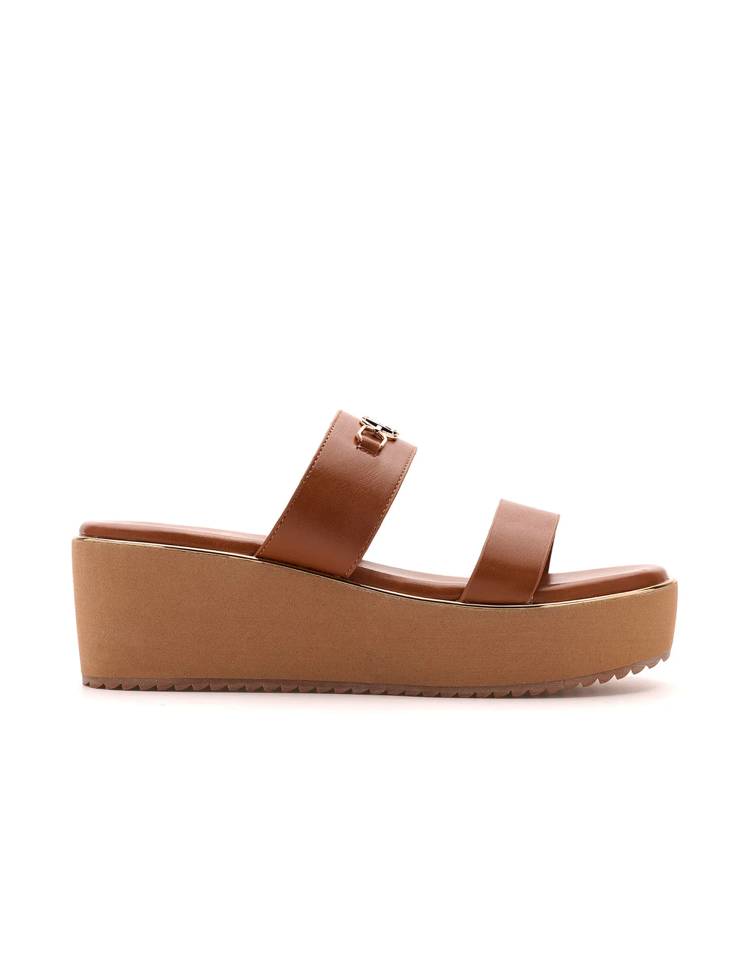 U.S. Polo Assn. Open Toe Elettra Wedge Sandals