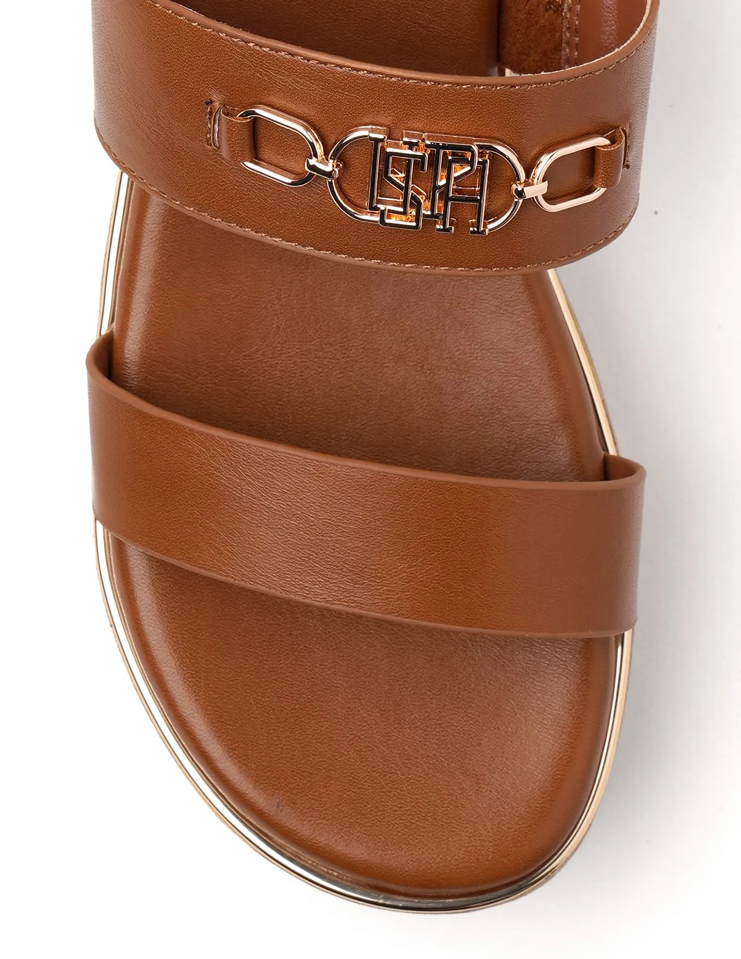 U.S. Polo Assn. Open Toe Elettra Wedge Sandals