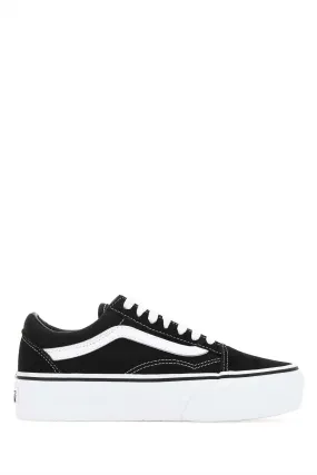 Vans Black Fabric Old Skool Platform Sneakers