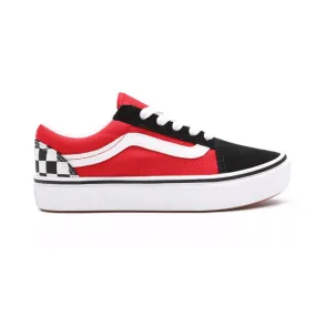Vans Comfycush Old Skool Checkerboard Black/Red Trainers