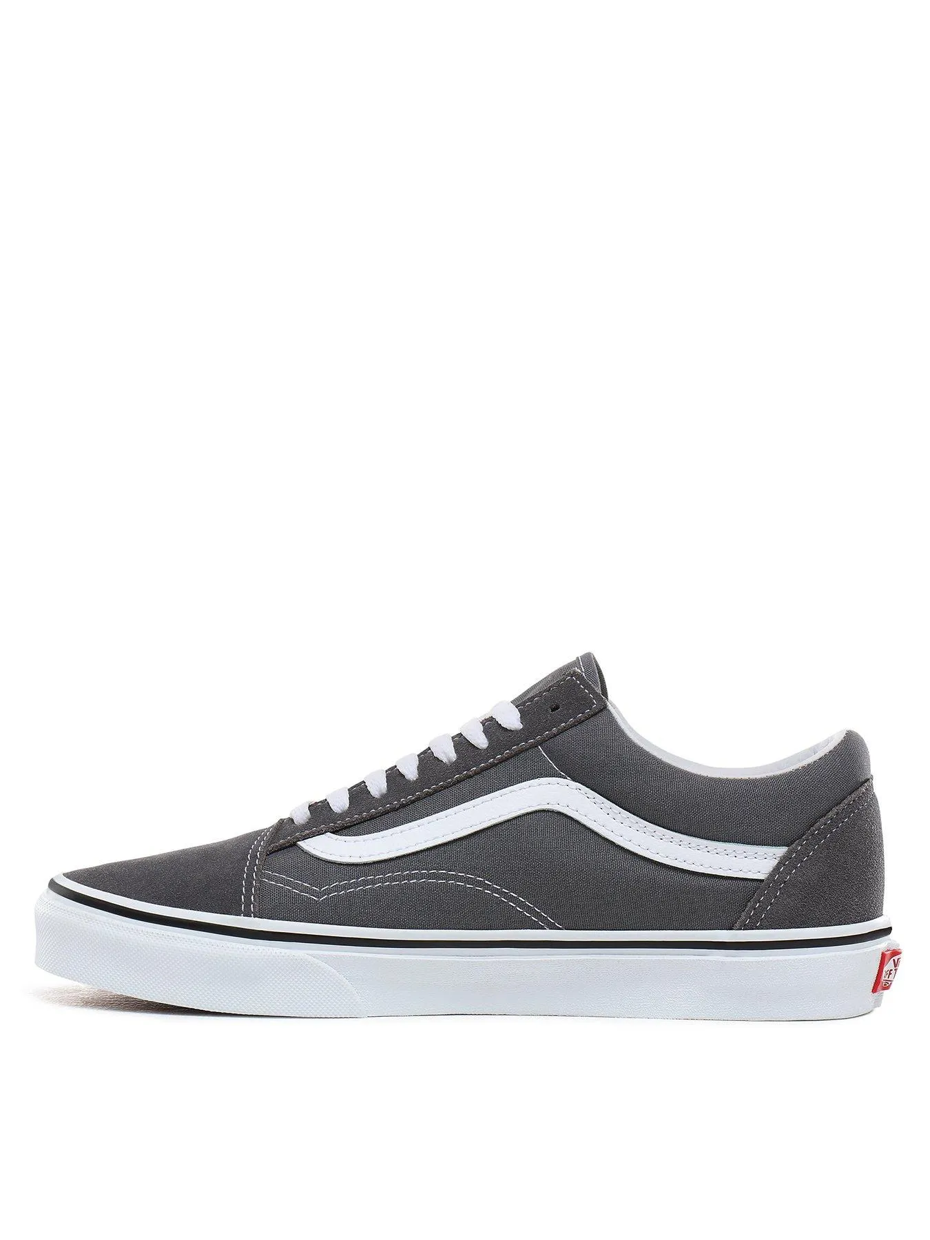 Vans Mens Old Skool Trainers - Grey/White
