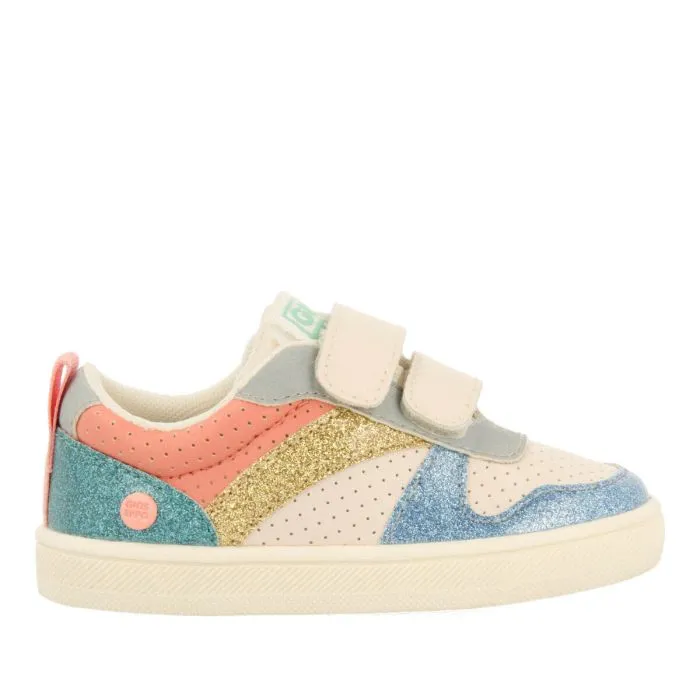 Vinstra babies' multicoloured sneakers with adjustable fastenings