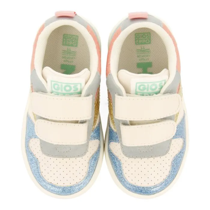 Vinstra babies' multicoloured sneakers with adjustable fastenings