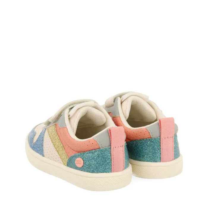 Vinstra babies' multicoloured sneakers with adjustable fastenings