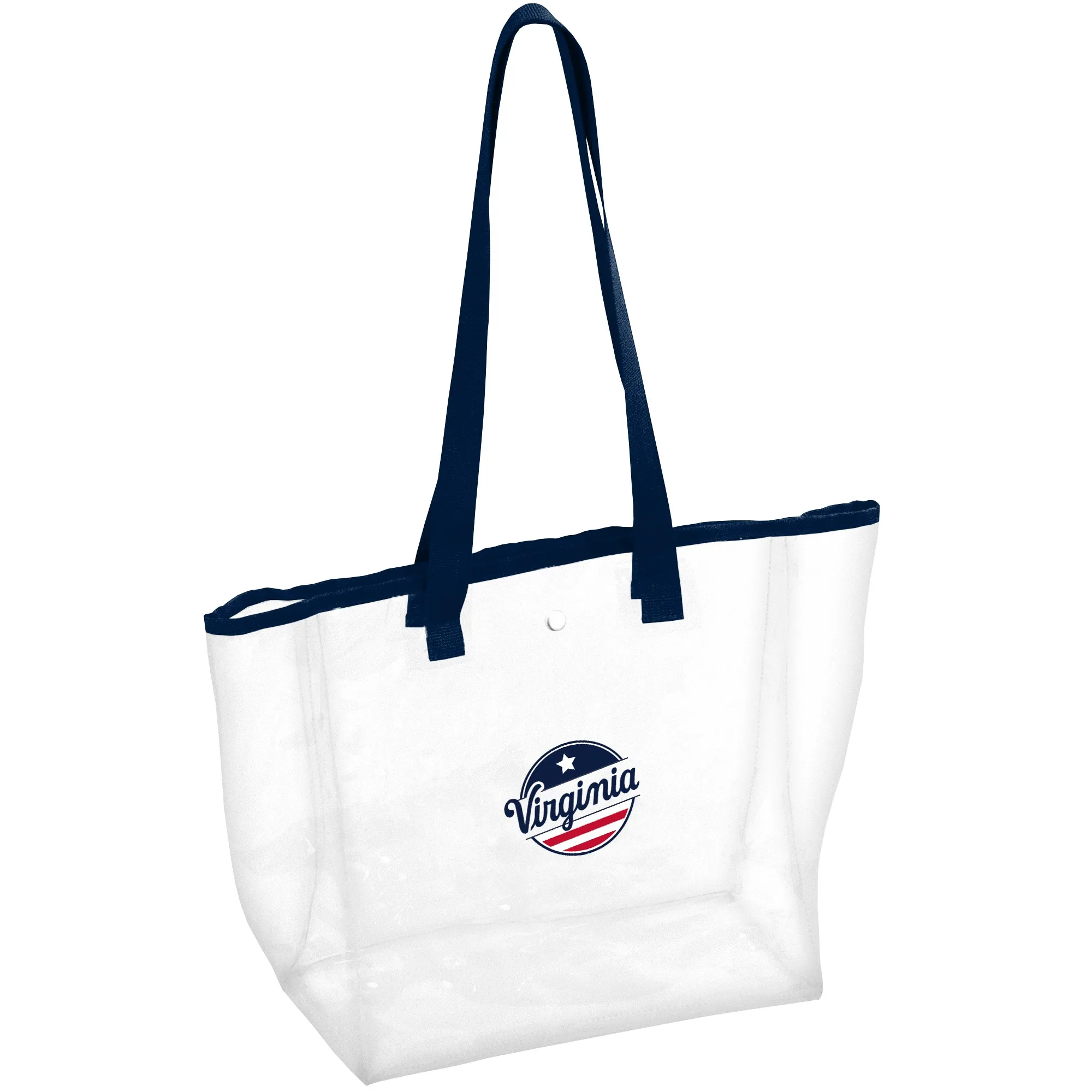 Virginia Cavaliers Red, White & Hoo Clear Tote Bag