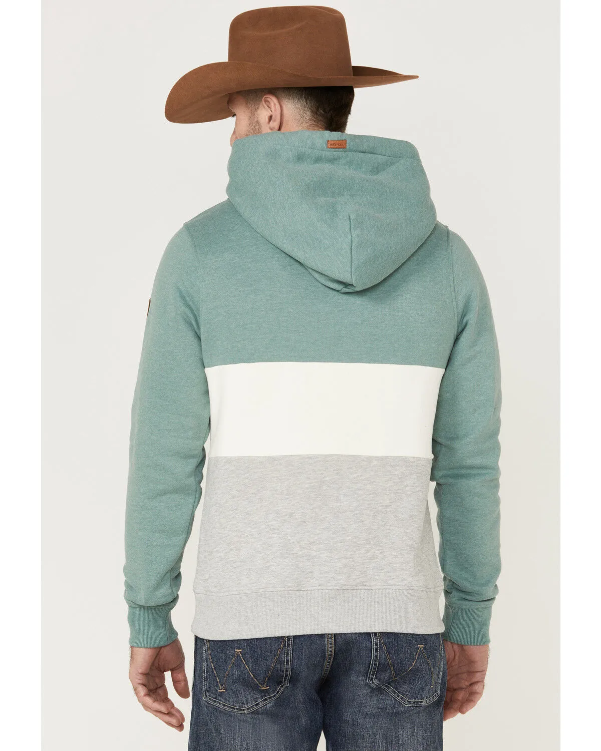 Wanakome Men's Colorblock Rivera Hooded Pullover Sweatshirt