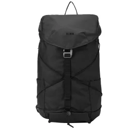 Wharfe Flap Over Backpack Black