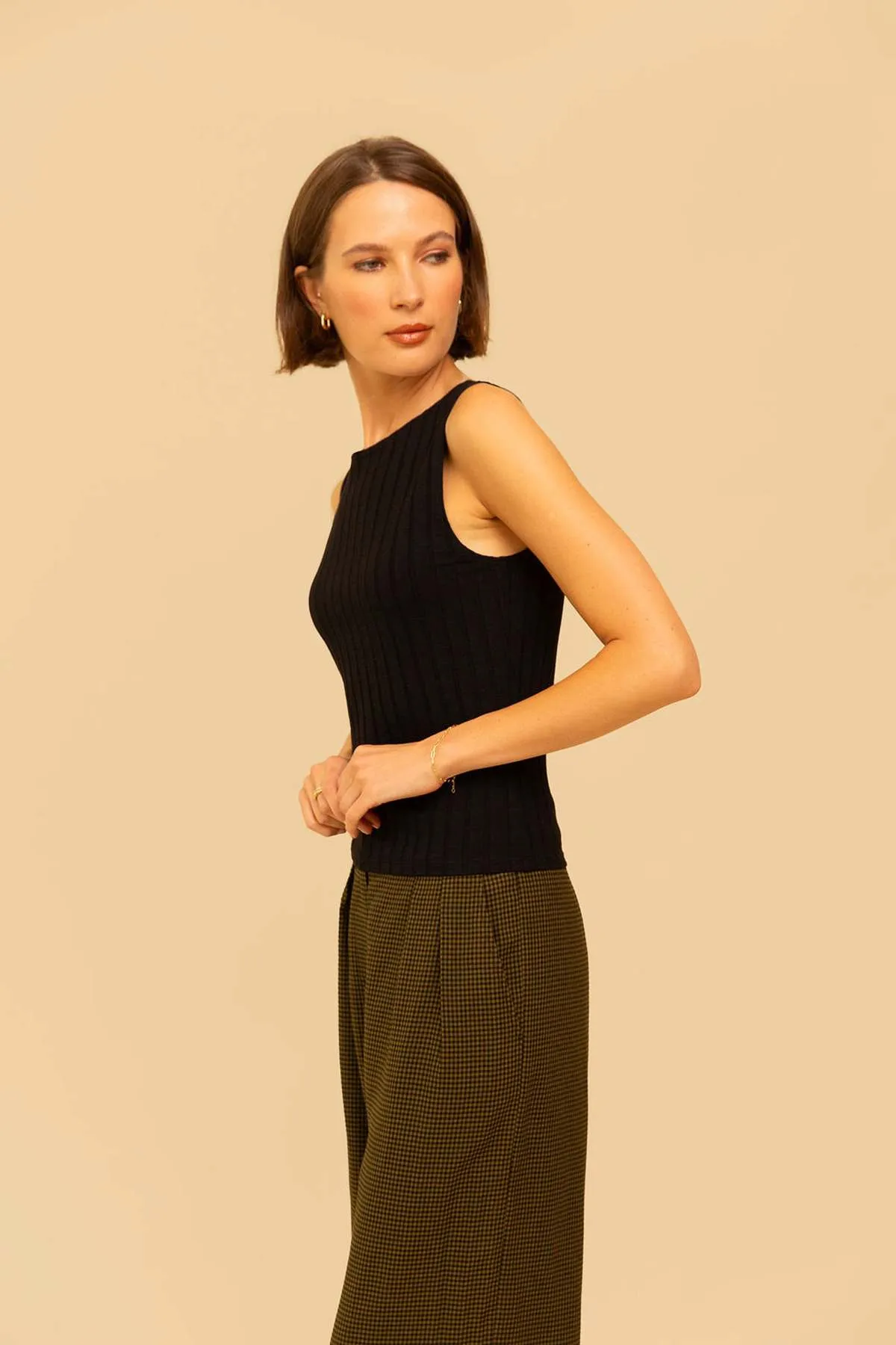 Whimsy + Row Dillon Tank - Black