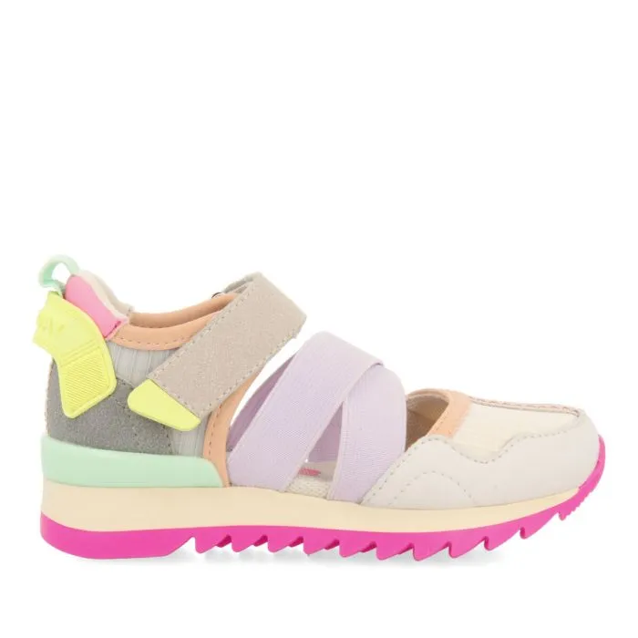 WHITE OPEN SNEAKERS FOR GIRLS CIDRA