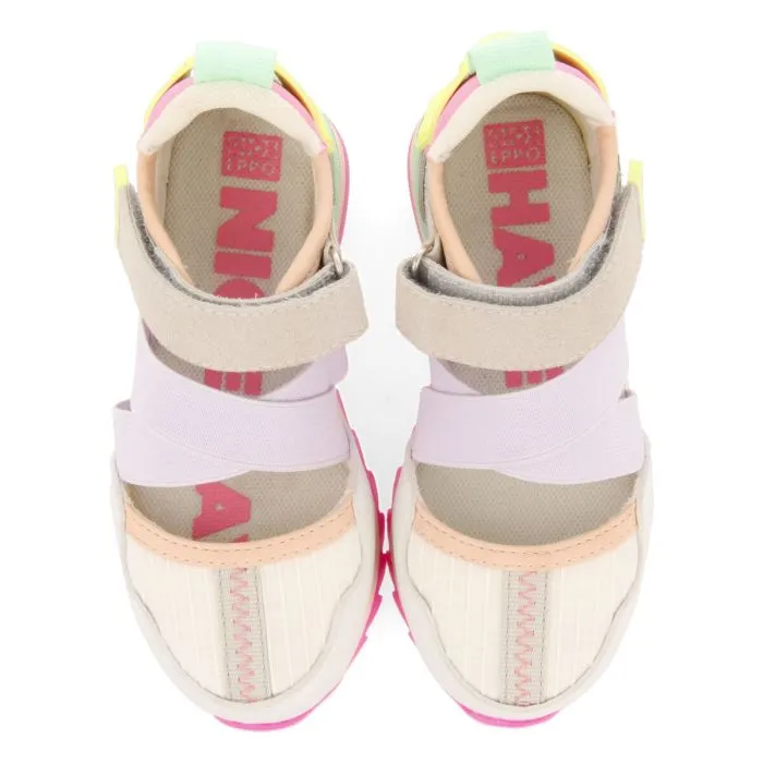 WHITE OPEN SNEAKERS FOR GIRLS CIDRA