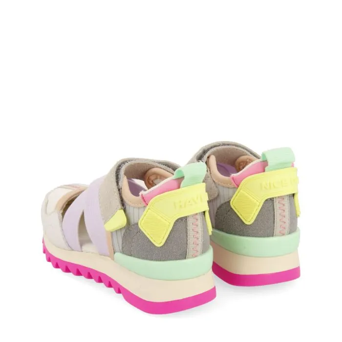 WHITE OPEN SNEAKERS FOR GIRLS CIDRA