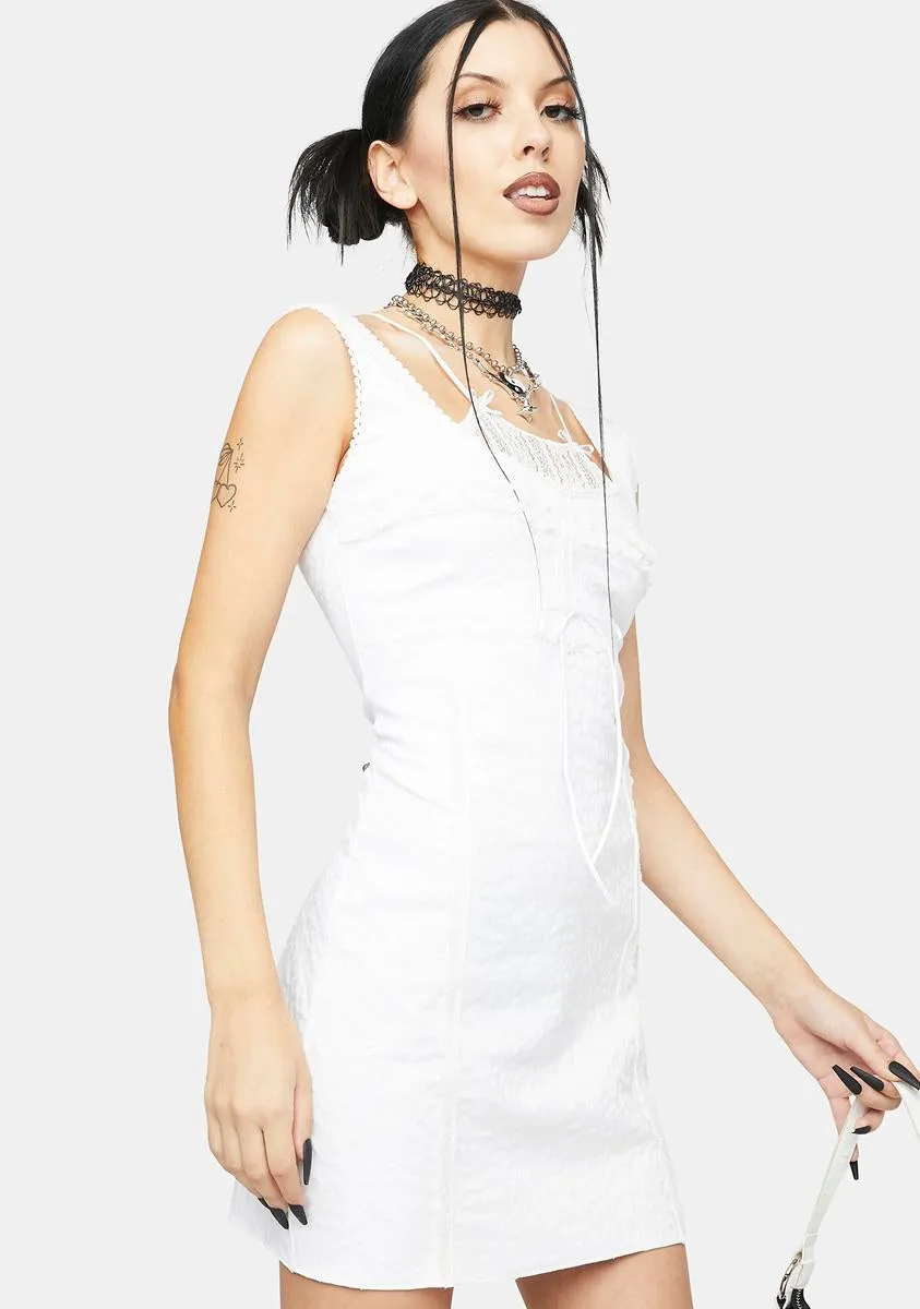 White Sora Dress-