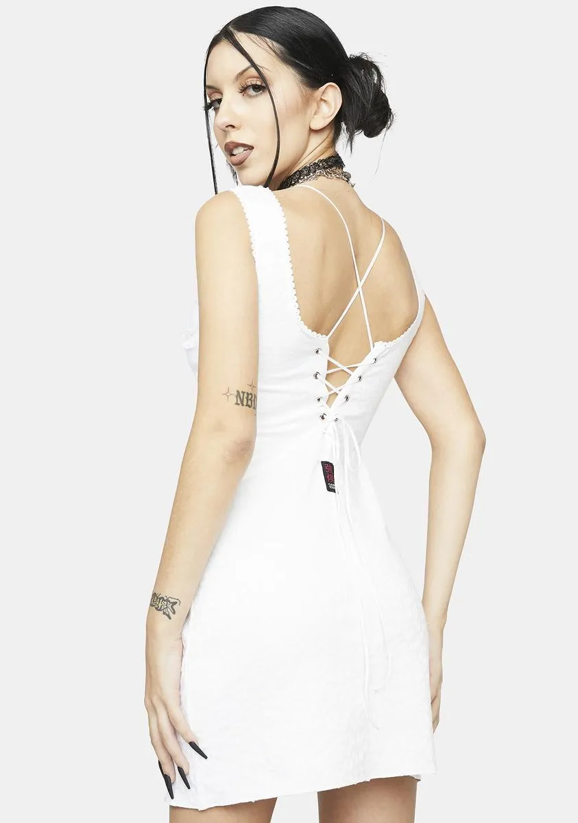 White Sora Dress-