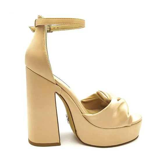 Windsor Smith W' Rosette Pearl Beige Sandals