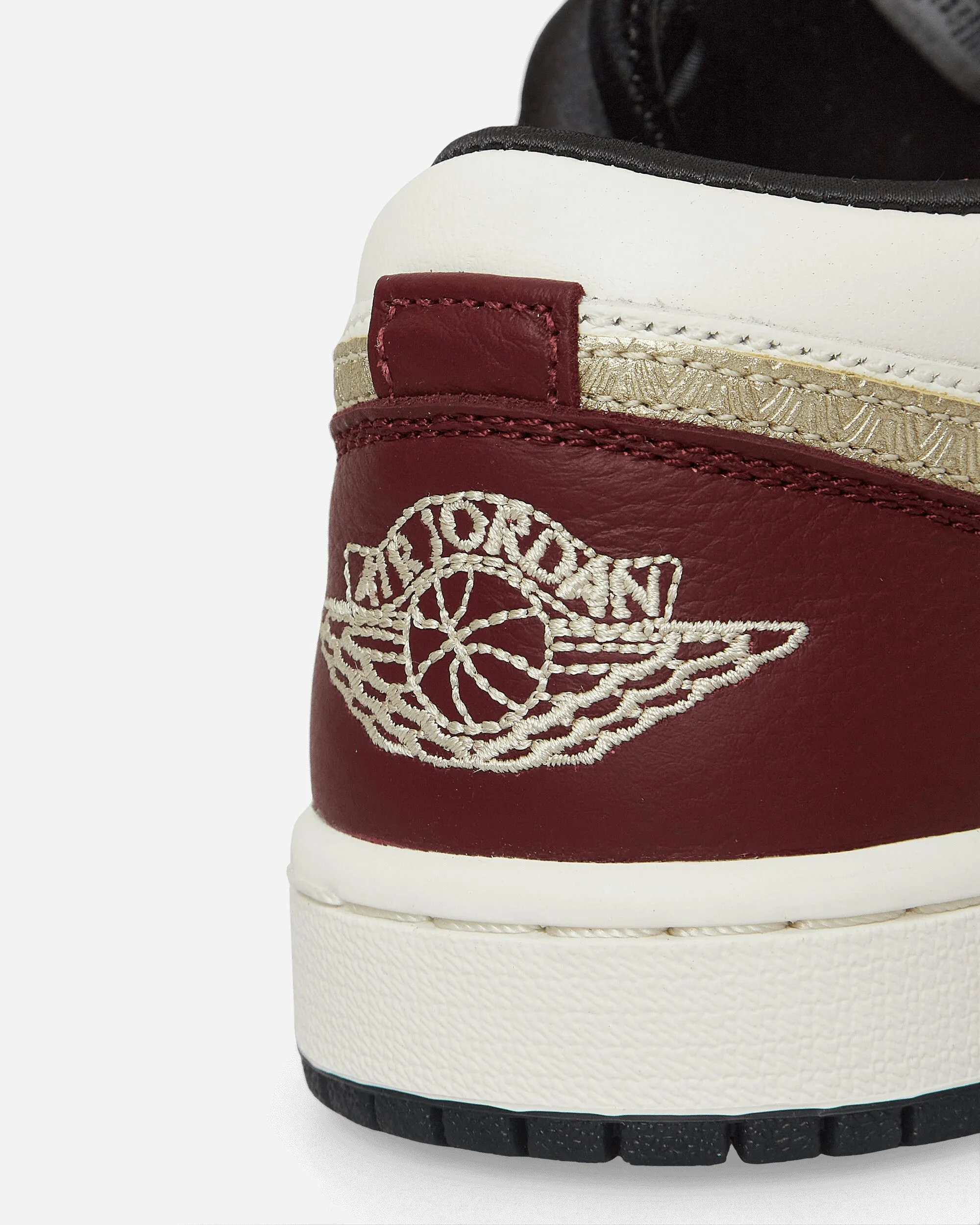 WMNS Air Jordan 1 Low CNY Sneakers Sail / Metallic Gold Grain / Dark T