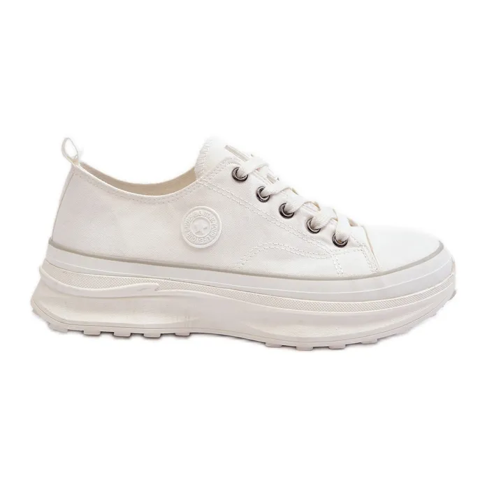 Women's Sneakers on a Massive Sole Big Star NN274126 White