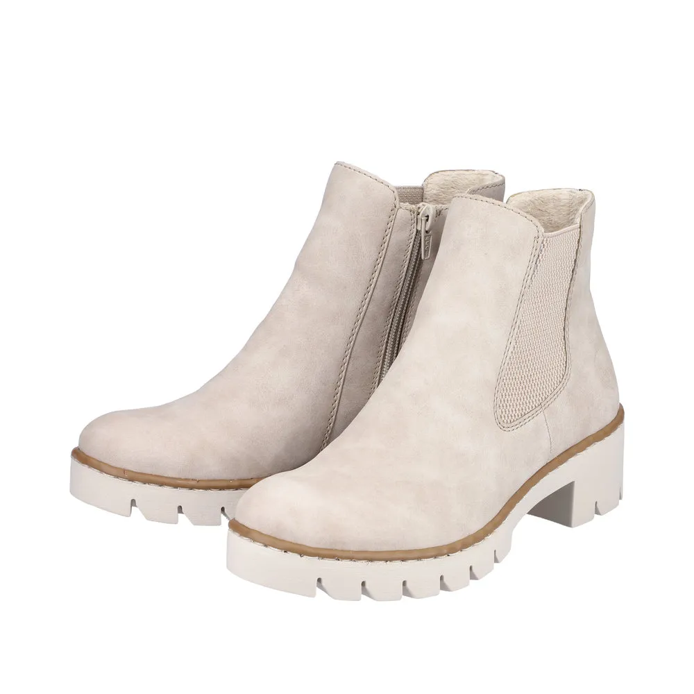 Women’s Rieker Prisca Ankle Boot – Champignon/Ginger