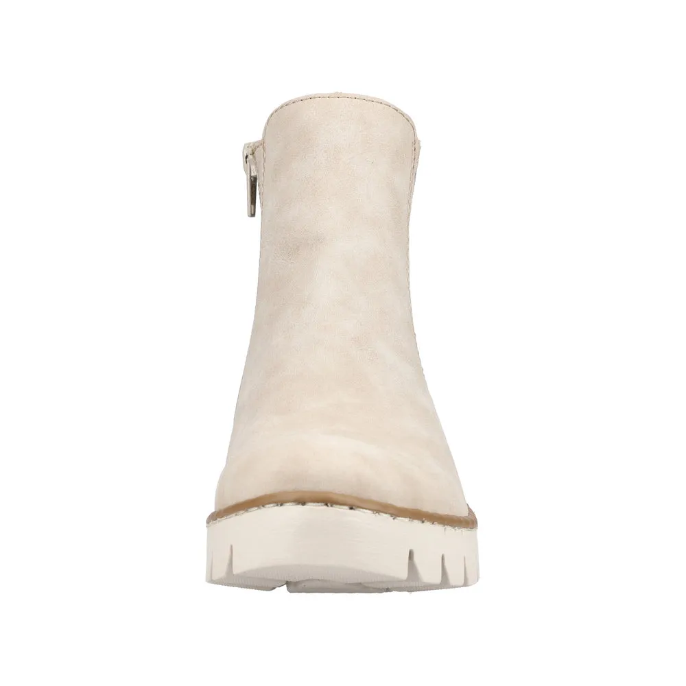 Women’s Rieker Prisca Ankle Boot – Champignon/Ginger