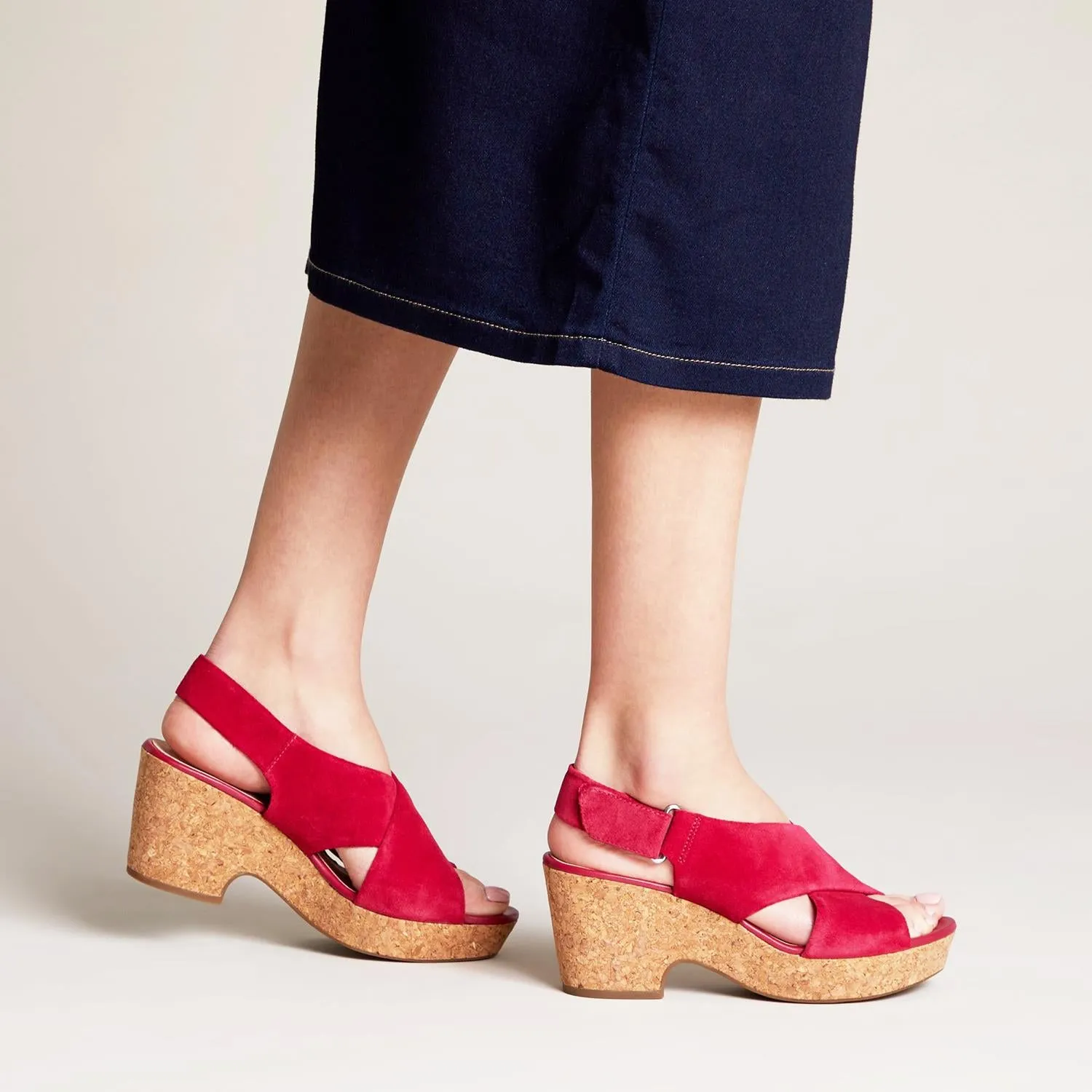 Women's Clarks Maritsa Lara Fuchsia Suede
