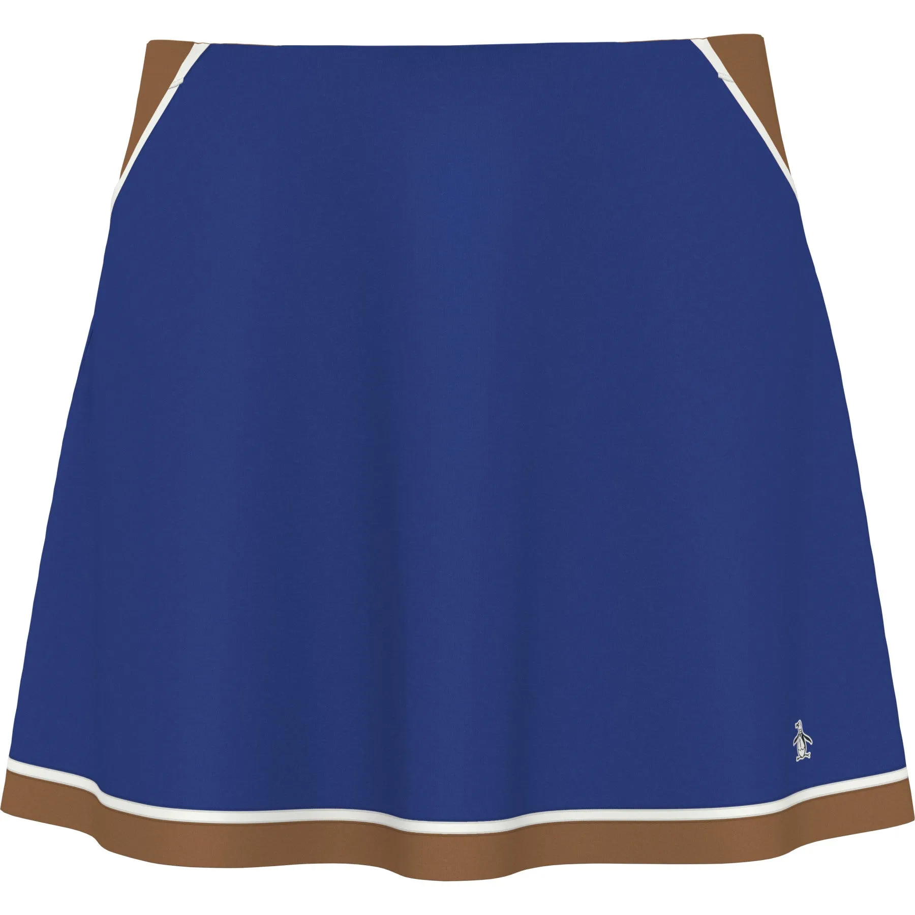 Women's Color Block Flounce Golf Skort In Nautical Blue