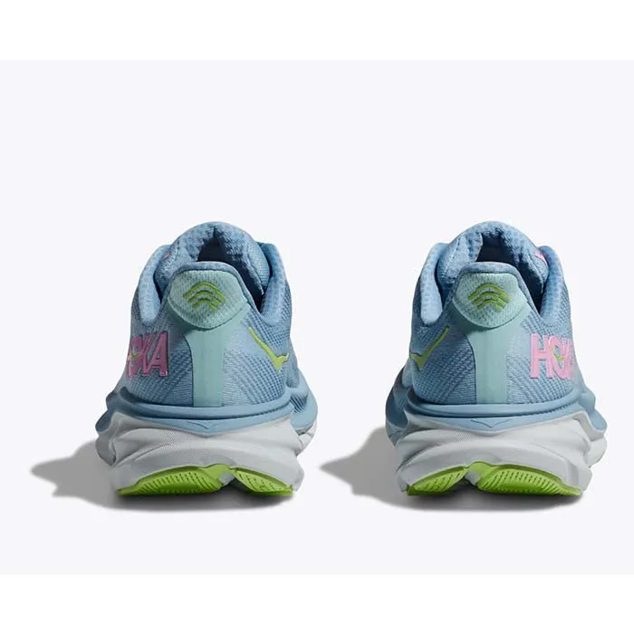 Womens Hoka Clifton 9 Wide in Dusk/Pink Twilight