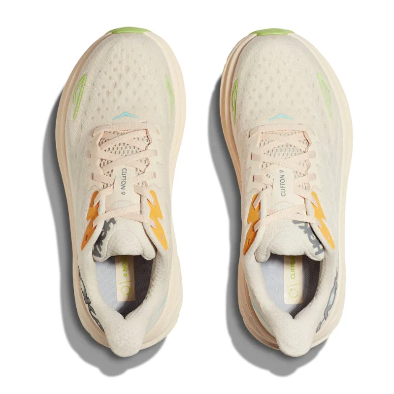 Women’s HOKA Clifton 9 – Vanilla/Astral (VLS)