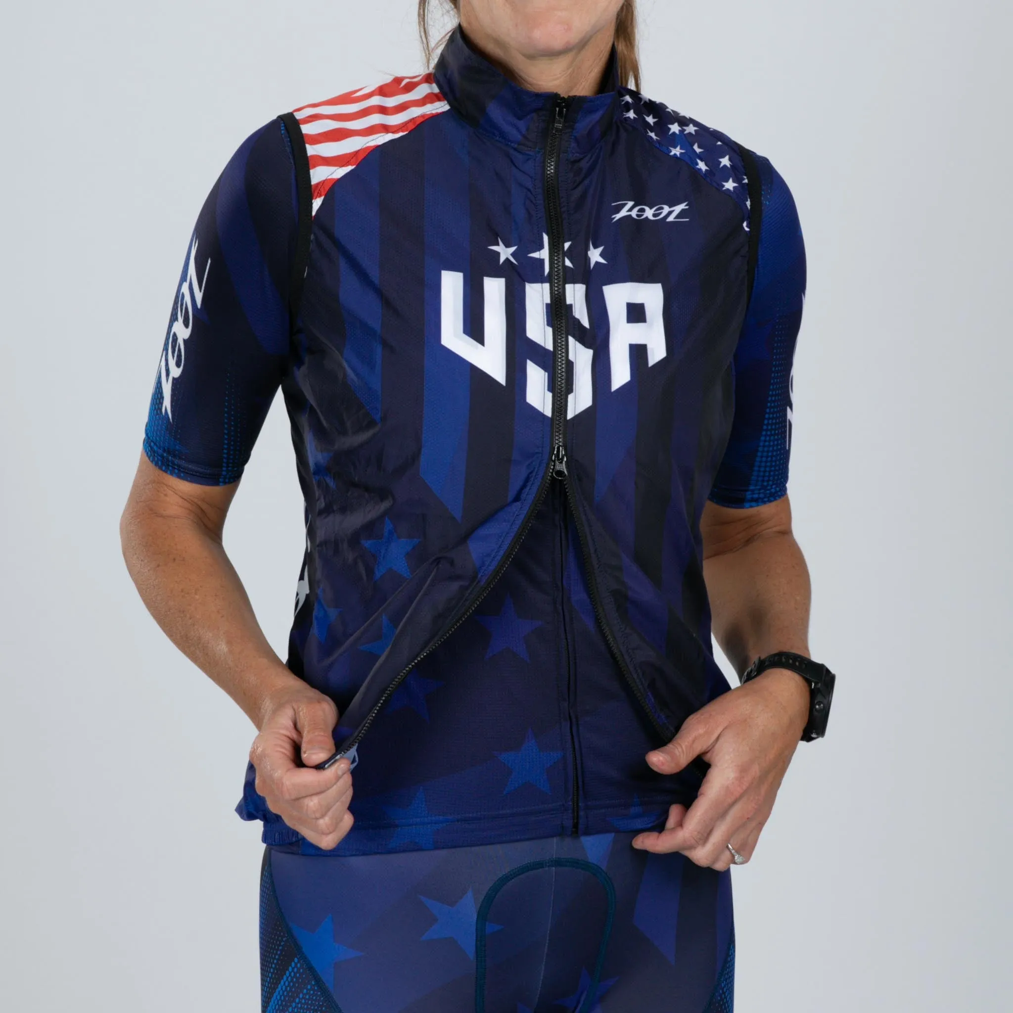 Women's LTD Cycle Vest - RWB
