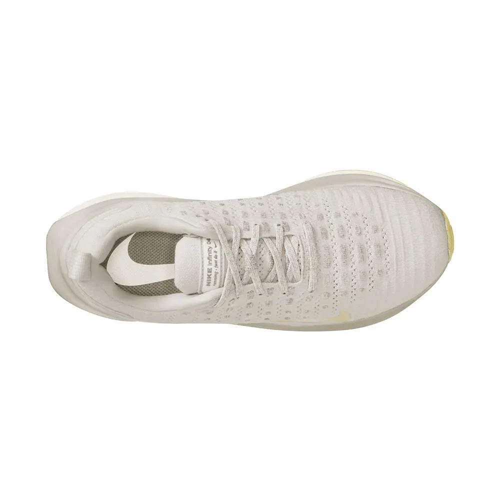 Women's Nike InfinityRN 4 Running Shoe - Phantom/White/Gum Light Brown/Metallic Gold - Regular (B)