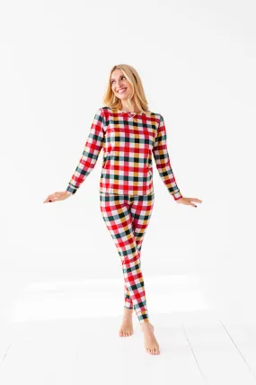 Women's You Had Me At Plaid Pajama Set