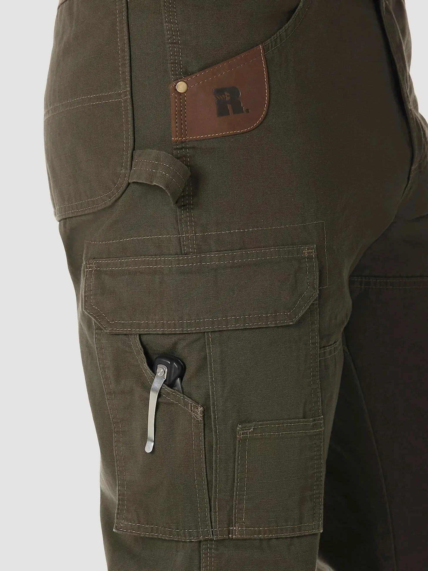 WRANGLER RIGGS WORKWEAR RIPSTOP RANGER CARGO PANT IN LODEN SIZE 36X36