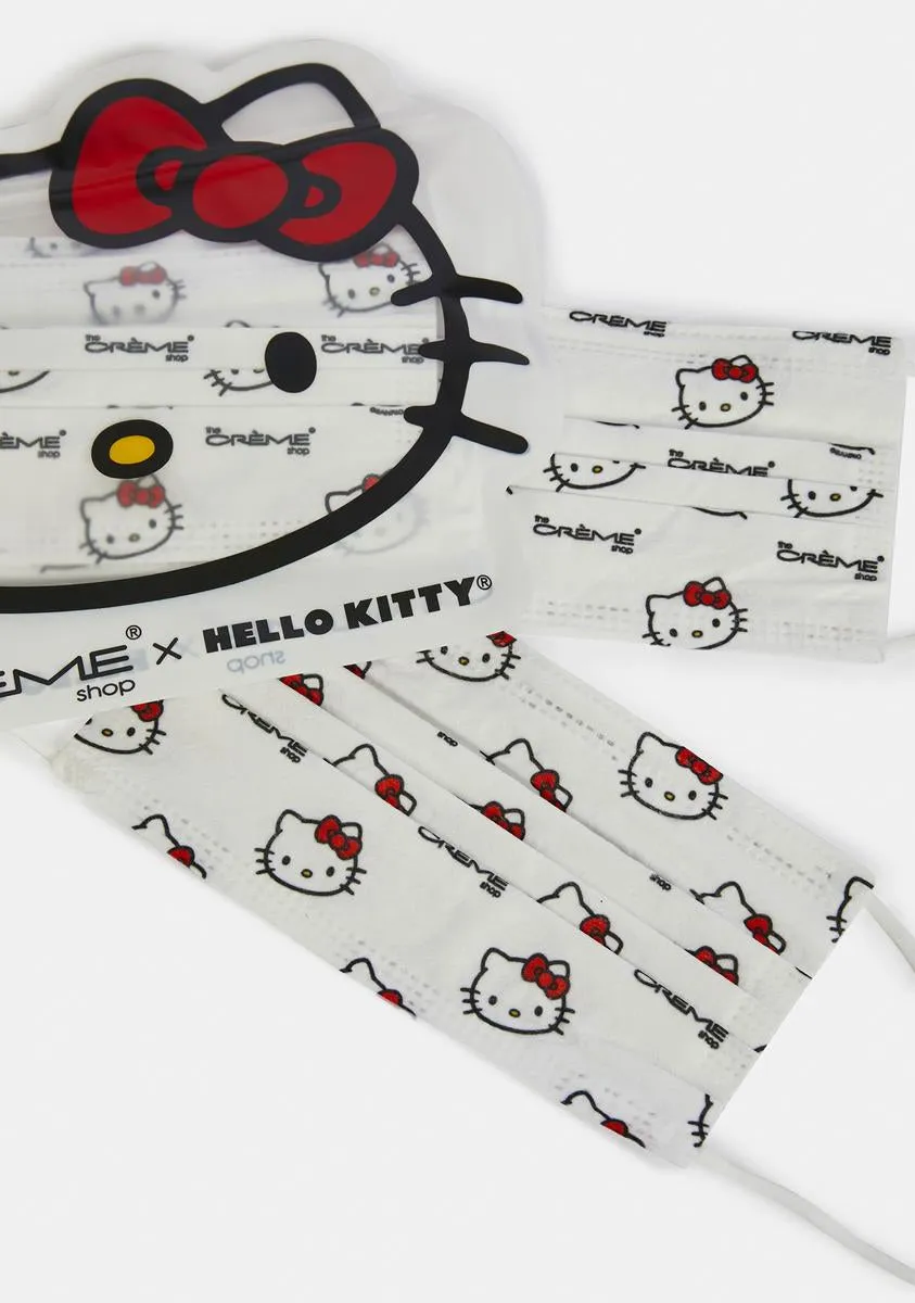 X Hello Kitty 3-Ply Protective Face Mask-