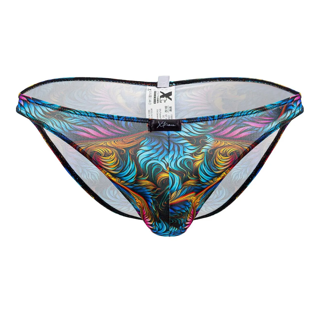 Xtremen 91172 Printed Bikini Color Leaves