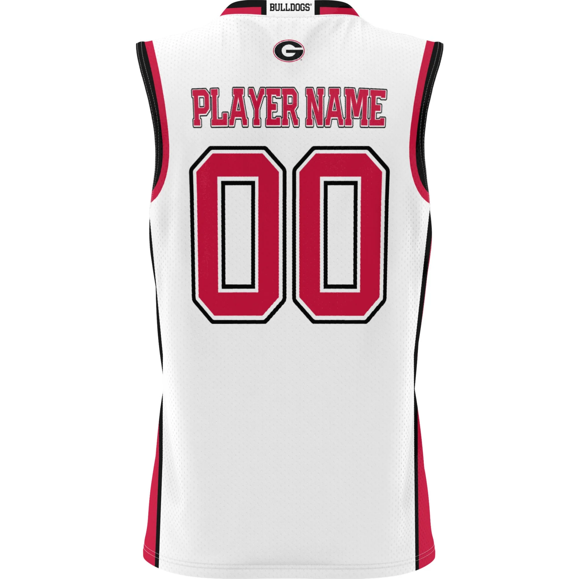 Youth Game Day Greats White Georgia Bulldogs NIL Pick-A-Player Lightweight Basketball Jersey