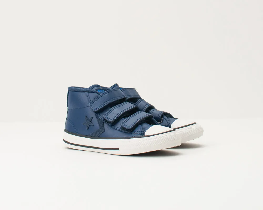 ZAPATILLA DE NIÑA Y NIÑO - CONVERSE - 665269C STAR PLAYER 3V MID BLUE