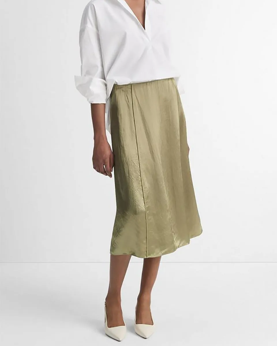 Zip Straight Skirt