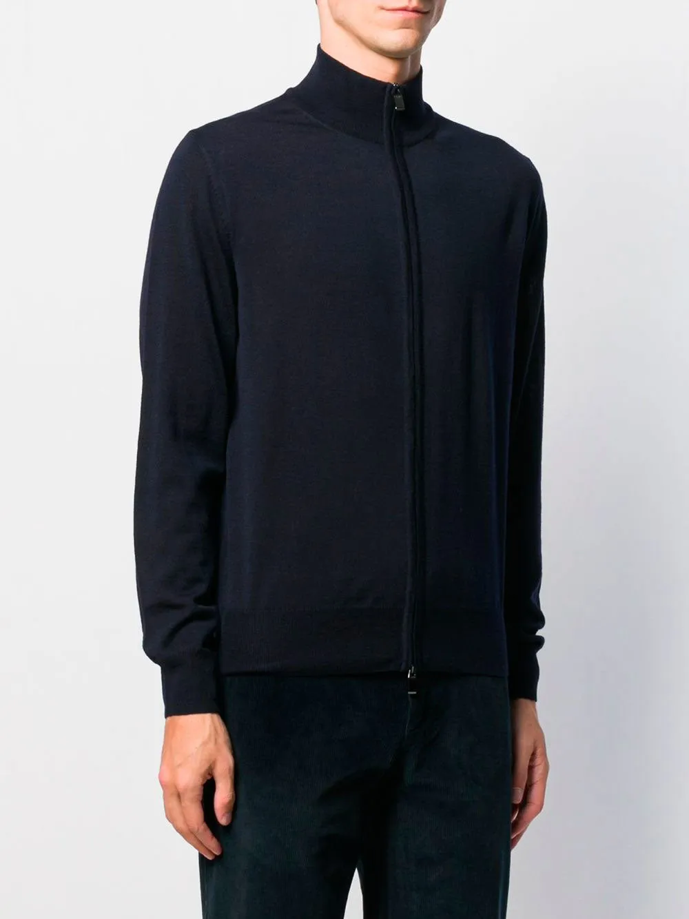 Zip-up cardigan