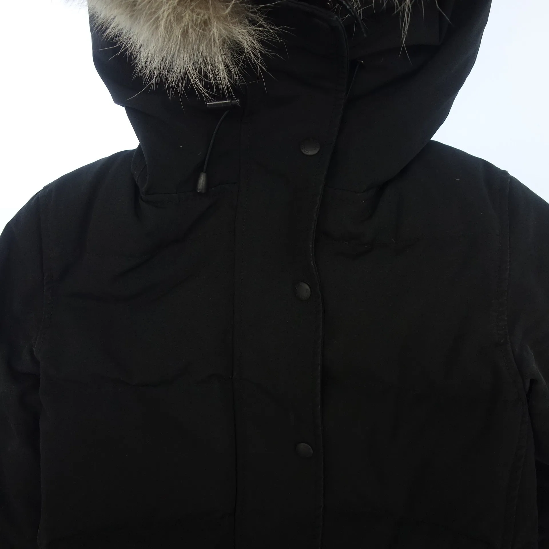 カナダグース ダウンジャケット マッケンジー 2302JL レディース S 黒 CANADA GOOSE【AFA22】【中古】