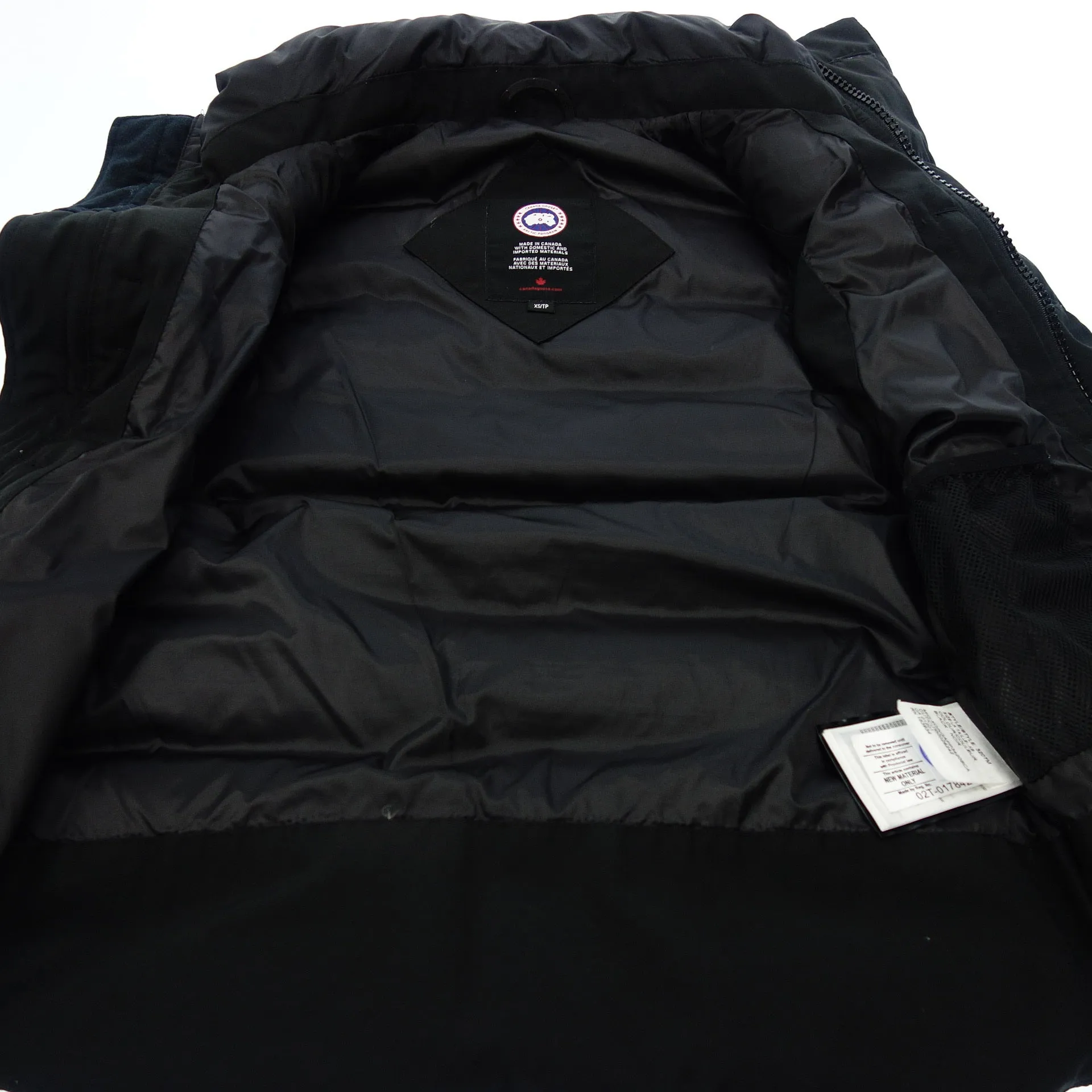 カナダグース ダウンベスト 3207M メンズ ブラック XS CANADA GOOSE【AFA17】【中古】